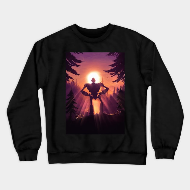 The Iron Giant - A new Day Crewneck Sweatshirt by POPITONTHEWALL